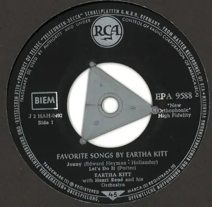 Eartha Kitt - Favorite Songs By Eartha Kitt