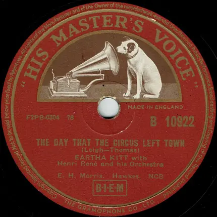 Eartha Kitt - I've Got That Lovin' Bug Itch / The Day That The Circus Left Town
