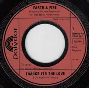 7'' - Earth And Fire - Thanks For The Love