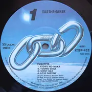 LP - Earthshaker - Fugitive = フュージティヴ