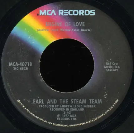 Earl And The Steam Team - Engine Of Love