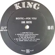 LP - Earl Bostic - Bostic For You - Mono