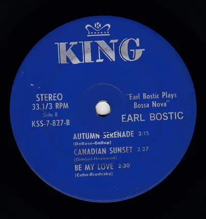 Earl Bostic - Earl Bostic Plays Bossa Nova