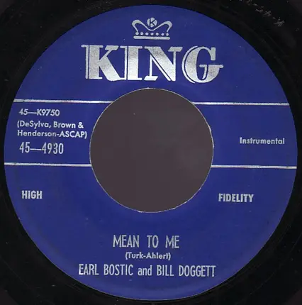 Earl Bostic And Bill Doggett - The Bo-Do Rock