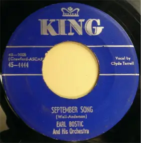 Earl Bostic - September Song / Sleep