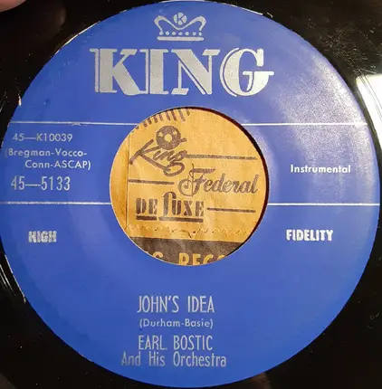 Earl Bostic And His Orchestra - Woodchopper's Ball / John's Idea