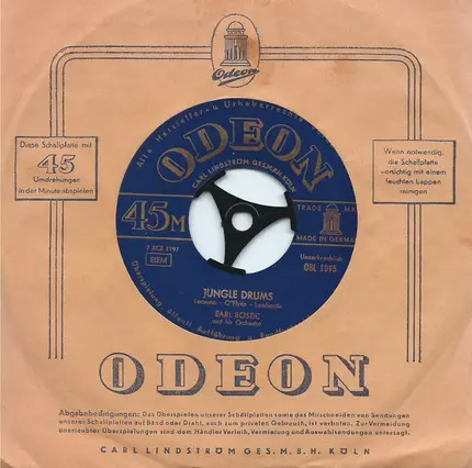 Earl Bostic And His Orchestra - Jungle Drums / Danube Waves
