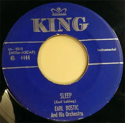 Earl Bostic And His Orchestra - September Song / Sleep