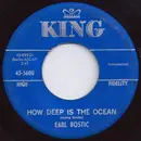 7inch Vinyl Single - Earl Bostic - How Deep Is The Ocean / Wrap It