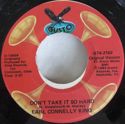 Earl 'Connelly' King - Big Blue Diamonds / Don't Take It So Hard