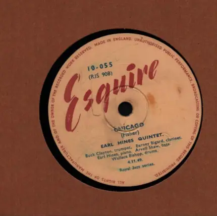 Earl "Fatha" Hines All Stars Quintet / Earl "Fatha" Hines All Stars Quartet - Chicago / Tea For Two