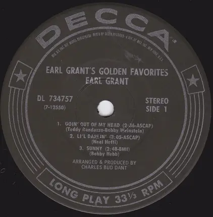 Earl Grant - Golden Favorites