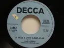 7inch Vinyl Single - Earl Grant - It Was A Very Good Year / If I Only Had Time (Je N'Aurai Pas Le Temps)