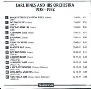 CD - Earl Hines And His Orchestra - 1928-1932