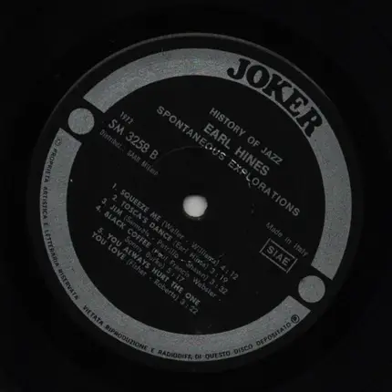Earl Hines - Spontaneous Explorations