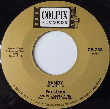 Earl-Jean McCrea - Randy / They're Jealous Of Me
