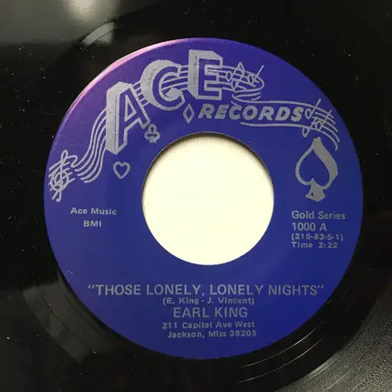 Earl King - Those Lonely, Lonely Nights / Let The Good Times Roll
