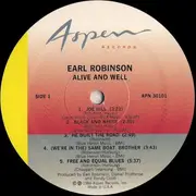LP - Earl Robinson - Alive And Well