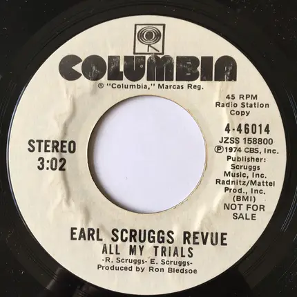 Earl Scruggs Revue With Barbara Mauritz - Where The Lilies Bloom / All My Trials