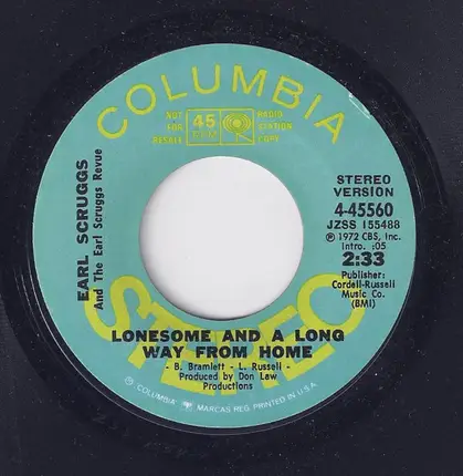 Earl Scruggs Revue - Lonesome And A Long Way From Home