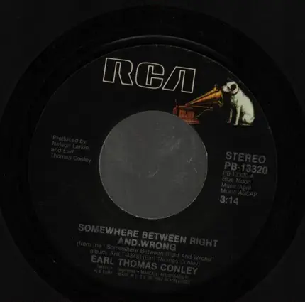 Earl Thomas Conley - Somewhere Between Right And Wrong (Without Horns)