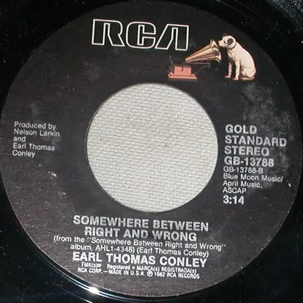 Earl Thomas Conley - Heavenly Bodies(Re-mix) / Somewhere Between Right And Wrong