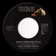 7inch Vinyl Single - Earl Thomas Conley - That Was A Close One / Right From The Start