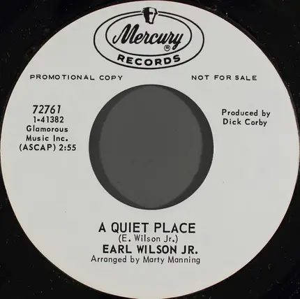 Earl Wilson Jr. - Wait Until Dark