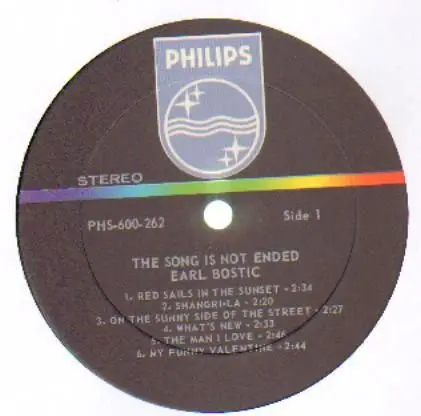 Earl Bostic - The Song Is Not Ended