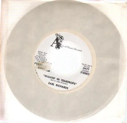 earl richards - walkin' in teardrops / how can i tell her