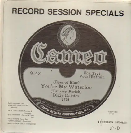 Early Jazz Sampler - Record Session Specials