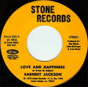 Earnest Jackson - Love And Happiness / Hogwash