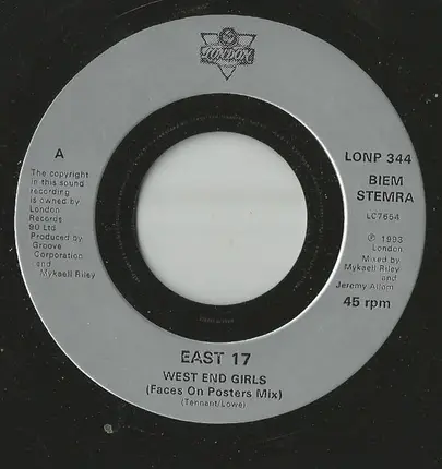 East 17 - West End Girls