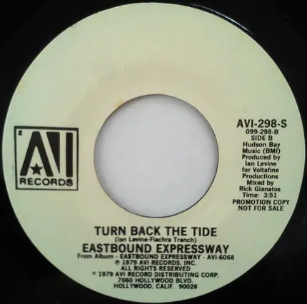 Eastbound Expressway - Better Look Before You Leap / Turn Back The Tide