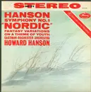 LP - Hanson - Symphony No. 1 'Nordic' / Fantasy Variations On A Theme Of Youth