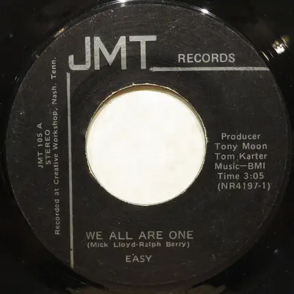 Easy - We All Are One / Amy