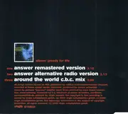CD Single - Eat No Fish - Answer