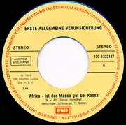 7inch Vinyl Single - EAV (Erste Allgemeine Verunsicherung) - Afrika (Ist Der Massa Gut Bei Kassa...)