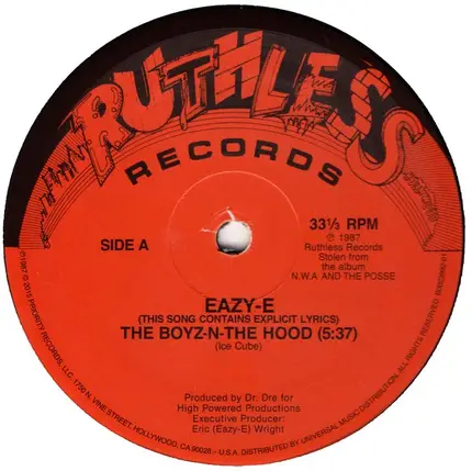 Eazy-E/N.W.A. - Boyz-N-The-Hood