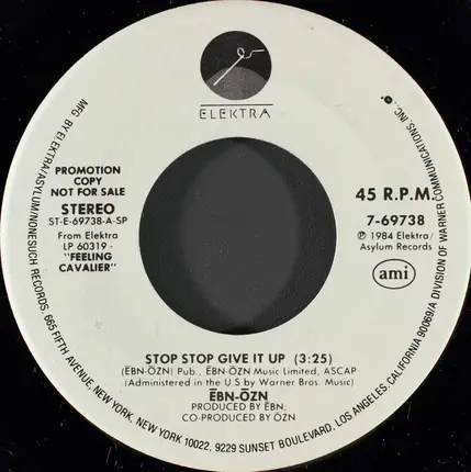 Ēbn-Ōzn - Stop Stop Give It Up
