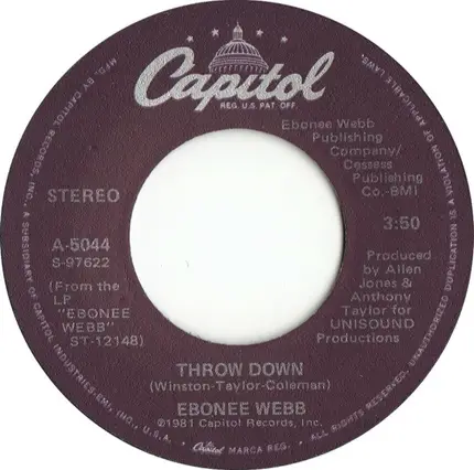Ebonee Webb - Something About You