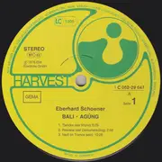 LP - Eberhard Schoener - Bali-Agúng