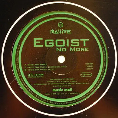 Egoist - No More