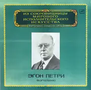 LP - Egon Petri, Beethoven, Schubert, Bach, Busoni - Fortepiano - Mono