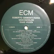 LP - Egberto Gismonti / Naná Vasconcelos - Duas Vozes