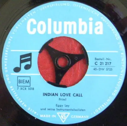 Eggy Ley - Indian Love Call / Summertime