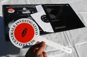 Double LP - Egisto Macchi - Nucleo Centrale Investigativo - Ltd Ed, White Vinyl, Single Sided, 7'inch