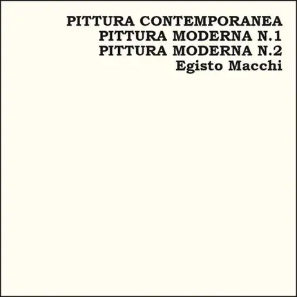 Egisto Macchi - Pittura Contemporanea-Pittura Mod