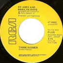 7inch Vinyl Single - Ed Ames And Marilyn Maye - Think Summer - Promo copy