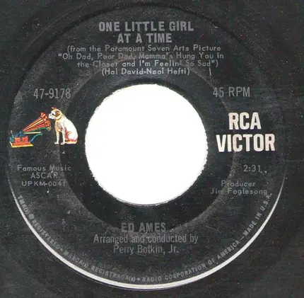 Ed Ames - Time, Time (Tu As Beau Sourire) / One Little Girl At A Time
